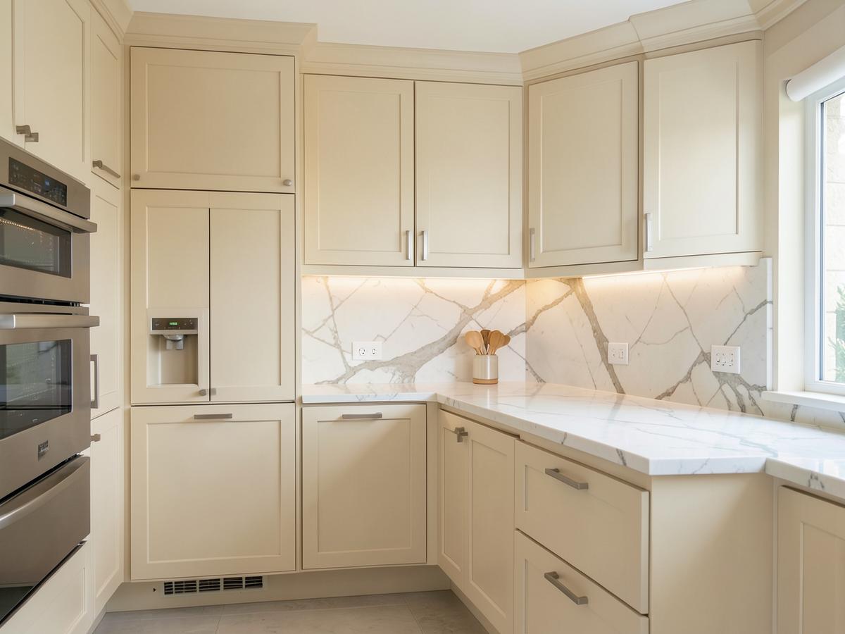 Finish carpentry detail in a luxury vacation rental kitchen